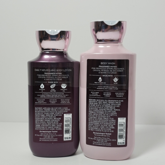 Bath & body works a thousand wishes full sz  lotion & body wash nwt - Picture 2 of 2
